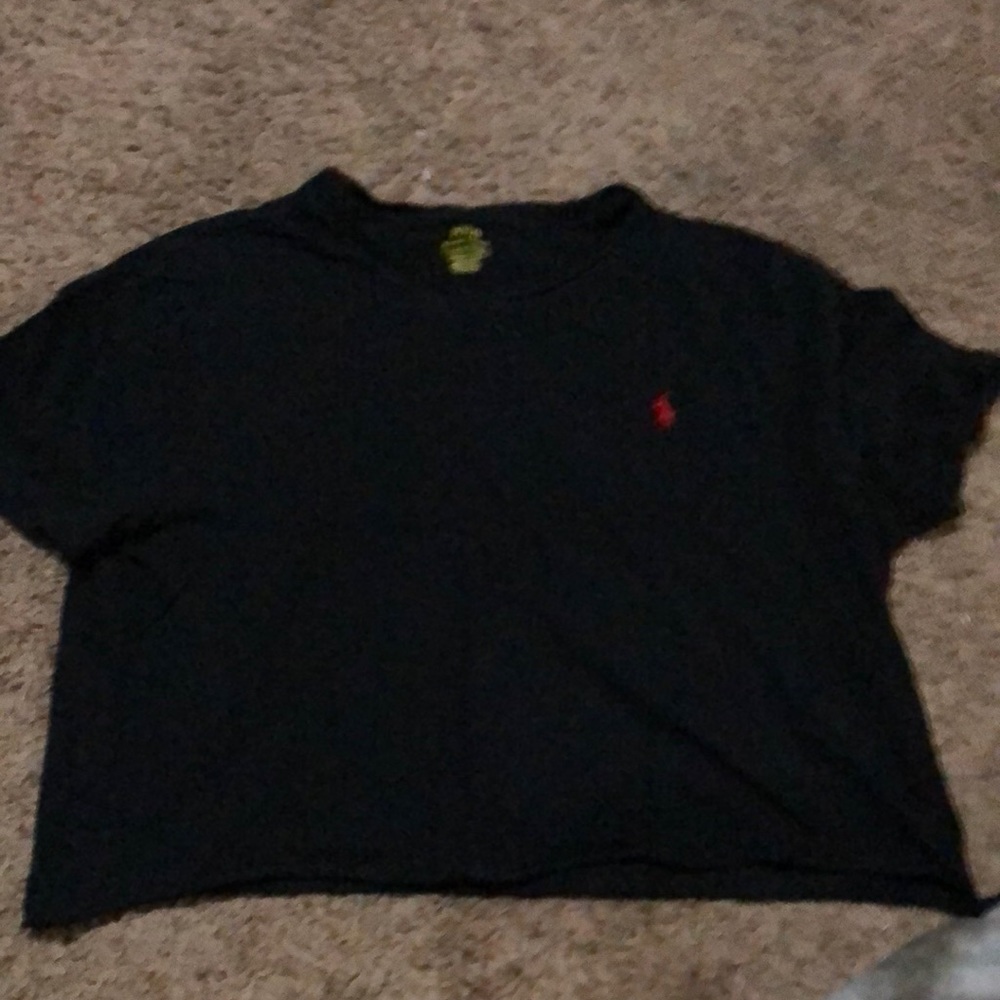 Polo crop top T-shirt